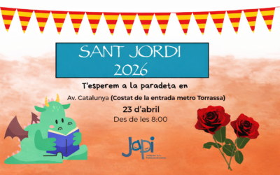 JAPI celebrarà Sant Jordi amb una parada solidària a La Torrassa