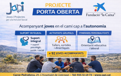 El projecte “Porta Oberta” acompanya joves en el seu camí cap a l’autonomia