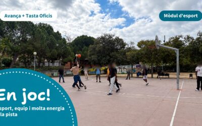 Esport i treball en equip amb Avança + Tasta Oficis