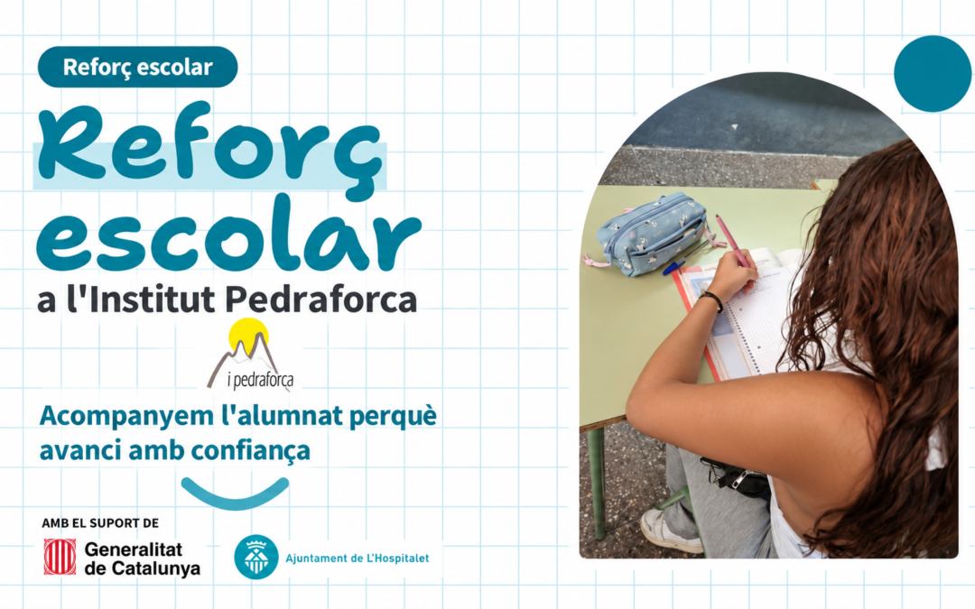 Iniciem un nou curs de reforç escolar a l’Institut Pedraforca